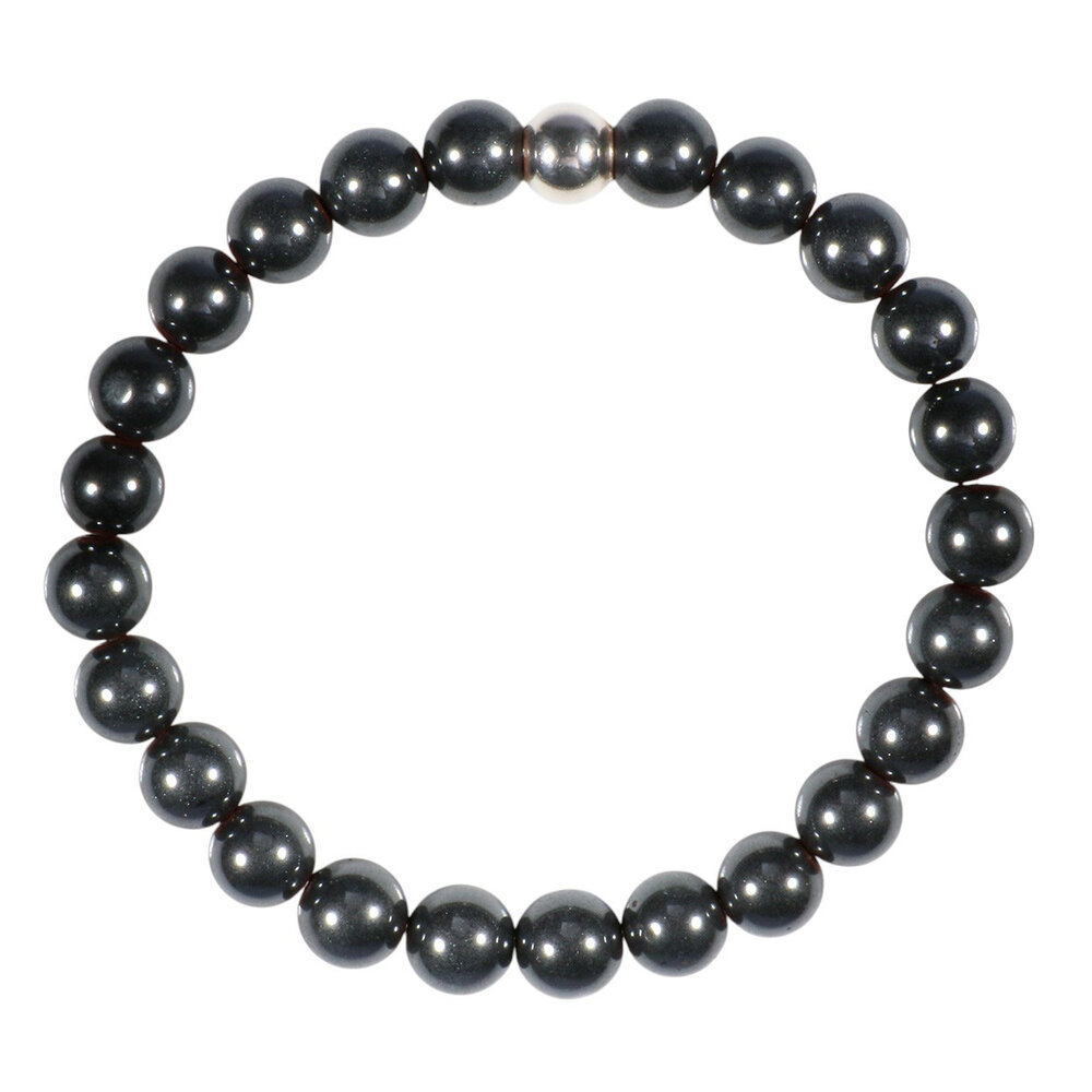 Hematiet armband 20 cm | 8 mm kralen
