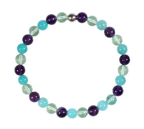 Armband sterrenbeeld vissen 18 cm | 6 mm kralen