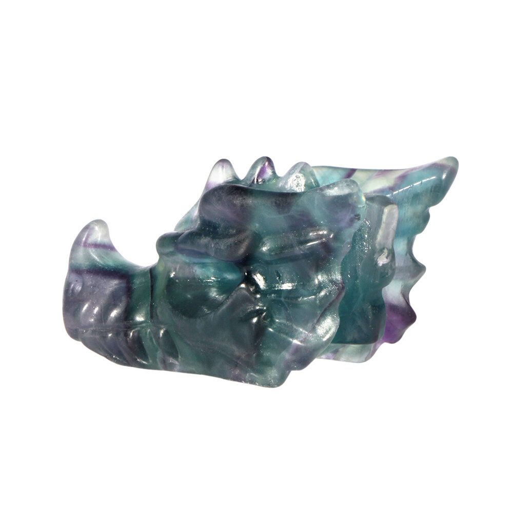 Fluoriet draken schedel 7 x 4 x 4 cm Fluoriet draken schedel 7 x 4 x 4 cm