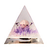Urn piramide rozenkwarts 12 x 12 x 15 cm