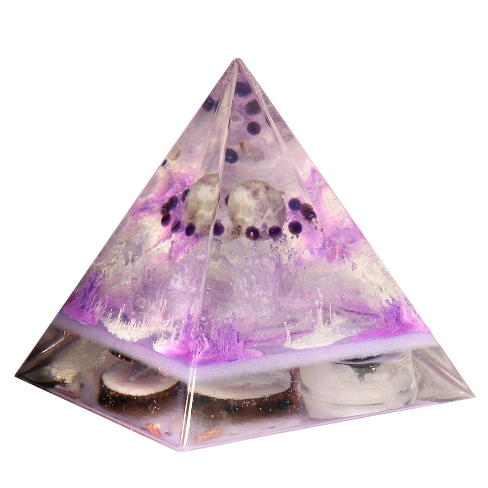 Urn piramide amethist 11 x 11 x 13,5 cm