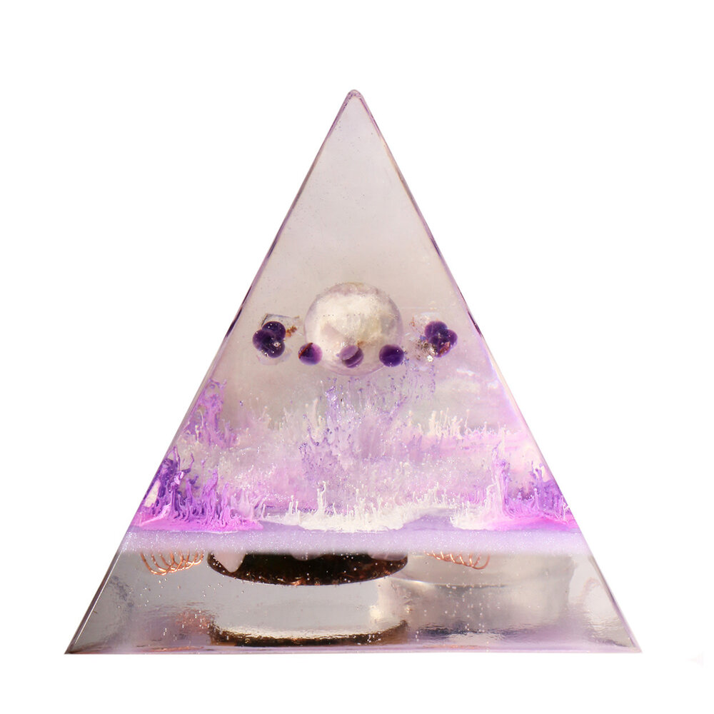 Urn piramide amethist 11 x 11 x 13,5 cm