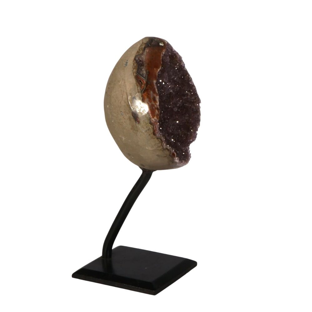 Amethist (galaxy) cluster 10,5 x 9,6 x 7,0 cm | 1026 gram | op standaard