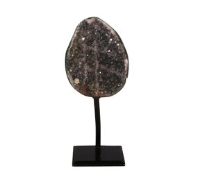 Amethist (galaxy) cluster 11,6 x 9,2 x 6,7 cm | 1084 gram | op standaard