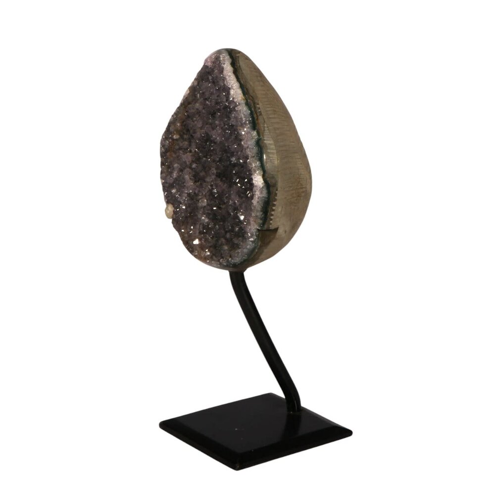 Amethist (galaxy) cluster 11,6 x 9,2 x 6,7 cm | 1084 gram | op standaard