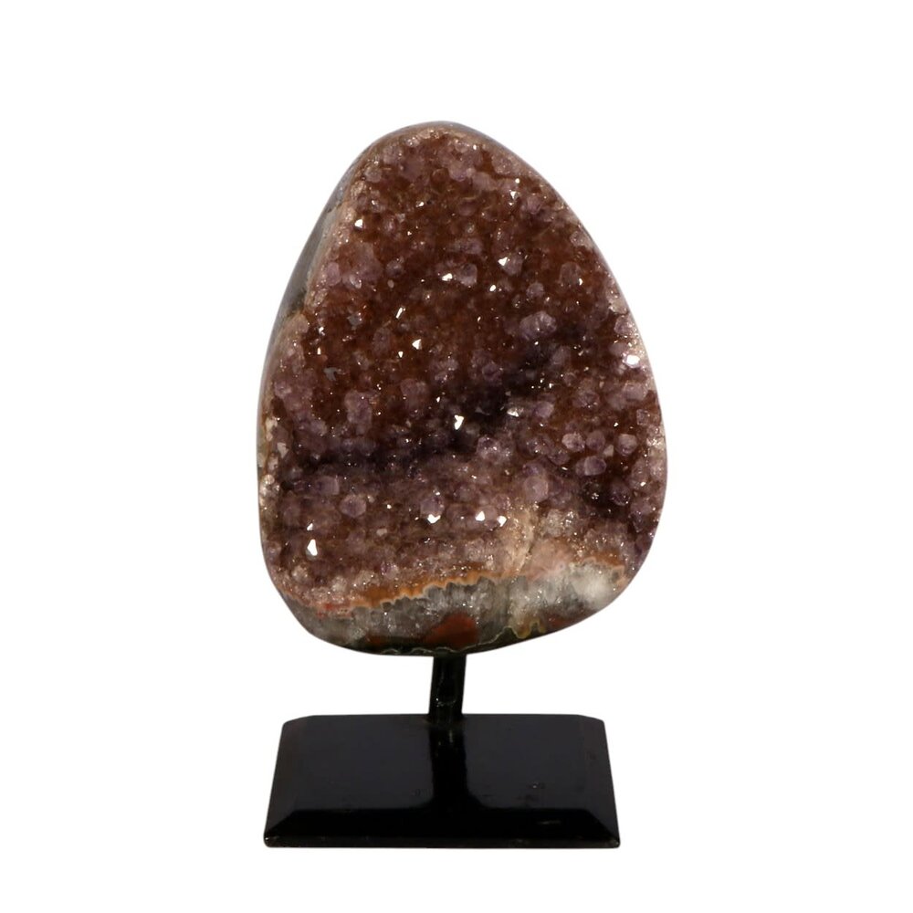 Amethist (galaxy) cluster 12,1 x 9,6 x 6,9 cm | 1178 gram | op standaard