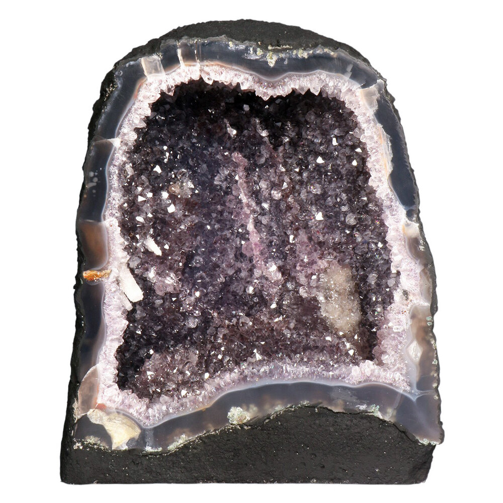Amethist geode staand 22,5 x 17,5 x 13,7 cm | 6,1 kg