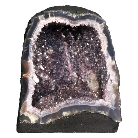 Amethist geode staand 22,5 x 17,5 x 13,7 cm | 6,1 kg