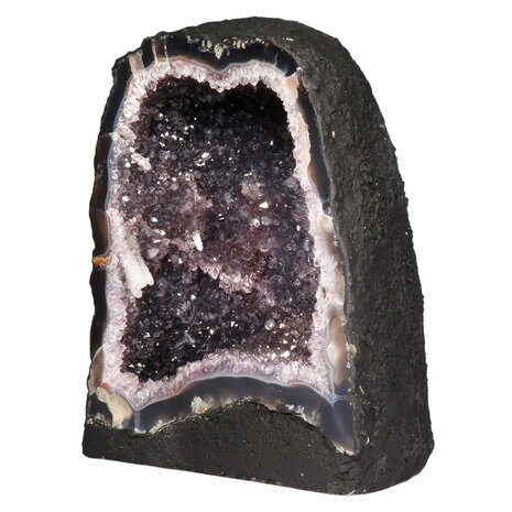 Amethist geode staand 22,5 x 17,5 x 13,7 cm | 6,1 kg
