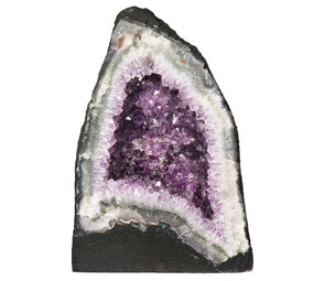 Amethist geode staand 33,7 x 23,1 x 13 cm | 11,62 kg