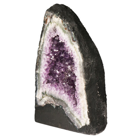 Amethist geode staand 33,7 x 23,1 x 13 cm | 11,62 kg