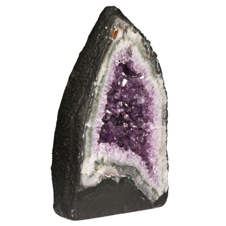 Amethist geode staand 33,7 x 23,1 x 13 cm | 11,62 kg