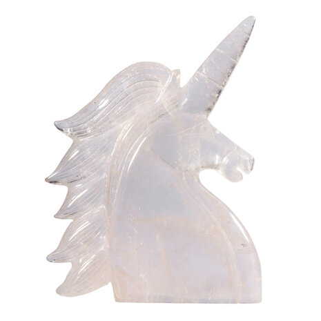 Bergkristal eenhoorn 22,5 x 14 x 2,6 cm | 898 gram