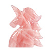 Rozenkwarts eenhoorn 17 x 12 x 3,4 cm | 771 gram
