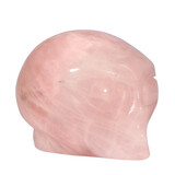 Rozenkwarts alien schedel 8,4 x 6,2 x 6,3 cm | 454 gram