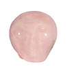 Rozenkwarts alien schedel 8,4 x 6,2 x 6,3 cm | 454 gram