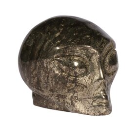 Pyriet alien schedel 8,1 x 6,2 x 6,6 cm | 729 gram