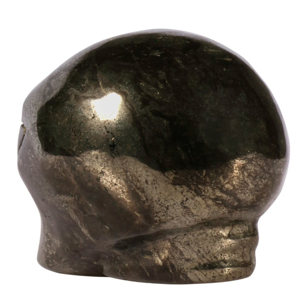 Pyriet alien schedel 10,2 x 7,8 x 8,2 cm | 1450 gram