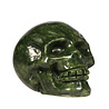 Jade kristallen schedel 7,8 x 5,6 x 6,3 cm | 352 gram