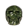 Jade kristallen schedel 7,8 x 5,6 x 6,3 cm | 352 gram