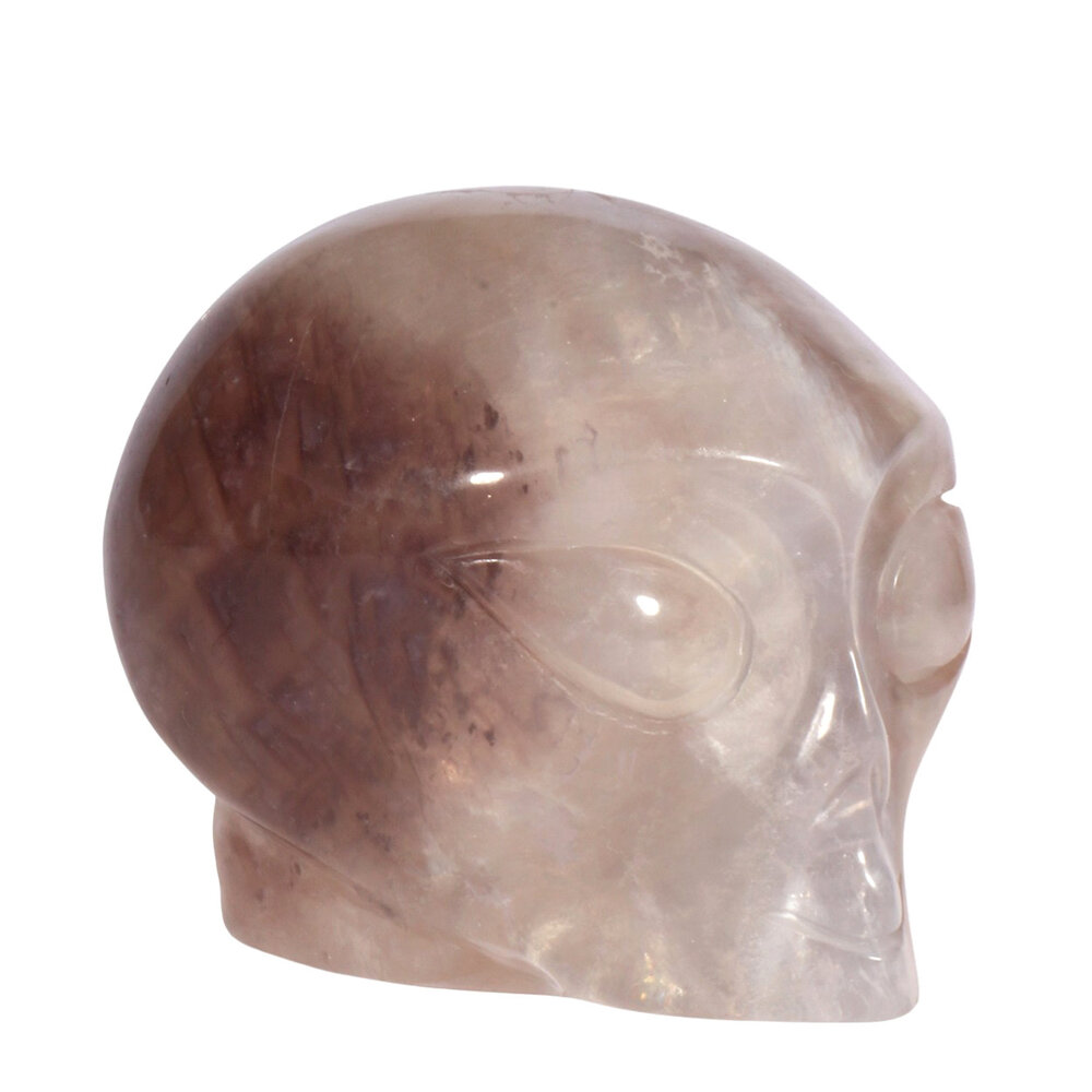 Fluoriet alien schedel 8,1 x 6,1 x 6,4 cm | 539 gram Fluoriet alien schedel 8,1 x 6,1 x 6,4 cm | 539 gram