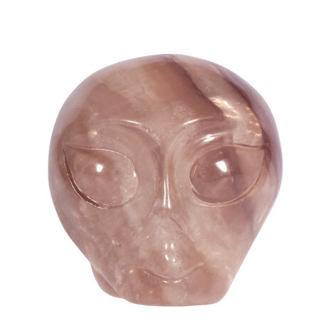 Fluoriet alien schedel 8 x 6 x 6,5 cm | 542 gram