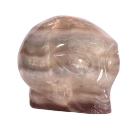 Fluoriet alien schedel 10,4 x 7,8 x 8,2 cm | 1070 gram