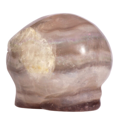 Fluoriet alien schedel 10,4 x 7,8 x 8,2 cm | 1070 gram