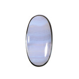 Zilveren ring chalcedoon maat 16 1/2 | ovaal 3,2 x 1,6 cm Zilveren ring chalcedoon maat 16 1/2 | ovaal 3,2 x 1,6 cm