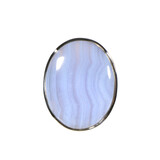 Zilveren ring chalcedoon maat 19 1/2 | ovaal 2,7 x 2,2 cm Zilveren ring chalcedoon maat 19 1/2 | ovaal 2,7 x 2,2 cm