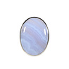Zilveren ring chalcedoon maat 19 1/2 | ovaal 2,8 x 2 cm Zilveren ring chalcedoon maat 19 1/2 | ovaal 2,8 x 2 cm
