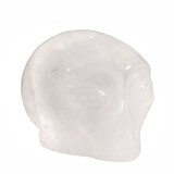 Bergkristal alien schedel 8,4 x 5,9 x 6,4 cm | 441 gram