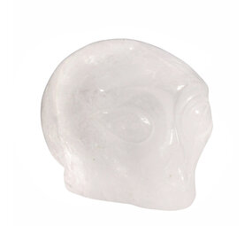 Bergkristal alien schedel 8,4 x 5,9 x 6,4 cm | 441 gram Bergkristal alien schedel 8,4 x 5,9 x 6,4 cm | 441 gram