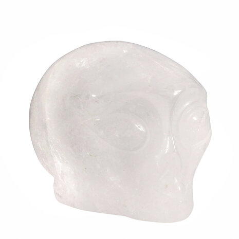 Bergkristal alien schedel 8,4 x 5,9 x 6,4 cm | 441 gram Bergkristal alien schedel 8,4 x 5,9 x 6,4 cm | 441 gram