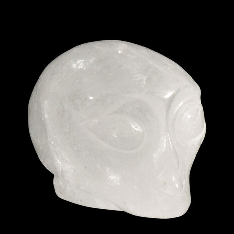 Bergkristal alien schedel 8,4 x 5,9 x 6,4 cm | 441 gram Bergkristal alien schedel 8,4 x 5,9 x 6,4 cm | 441 gram