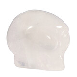 Bergkristal alien schedel 10,2 x 7,5 x 8,1 cm | 907 gram