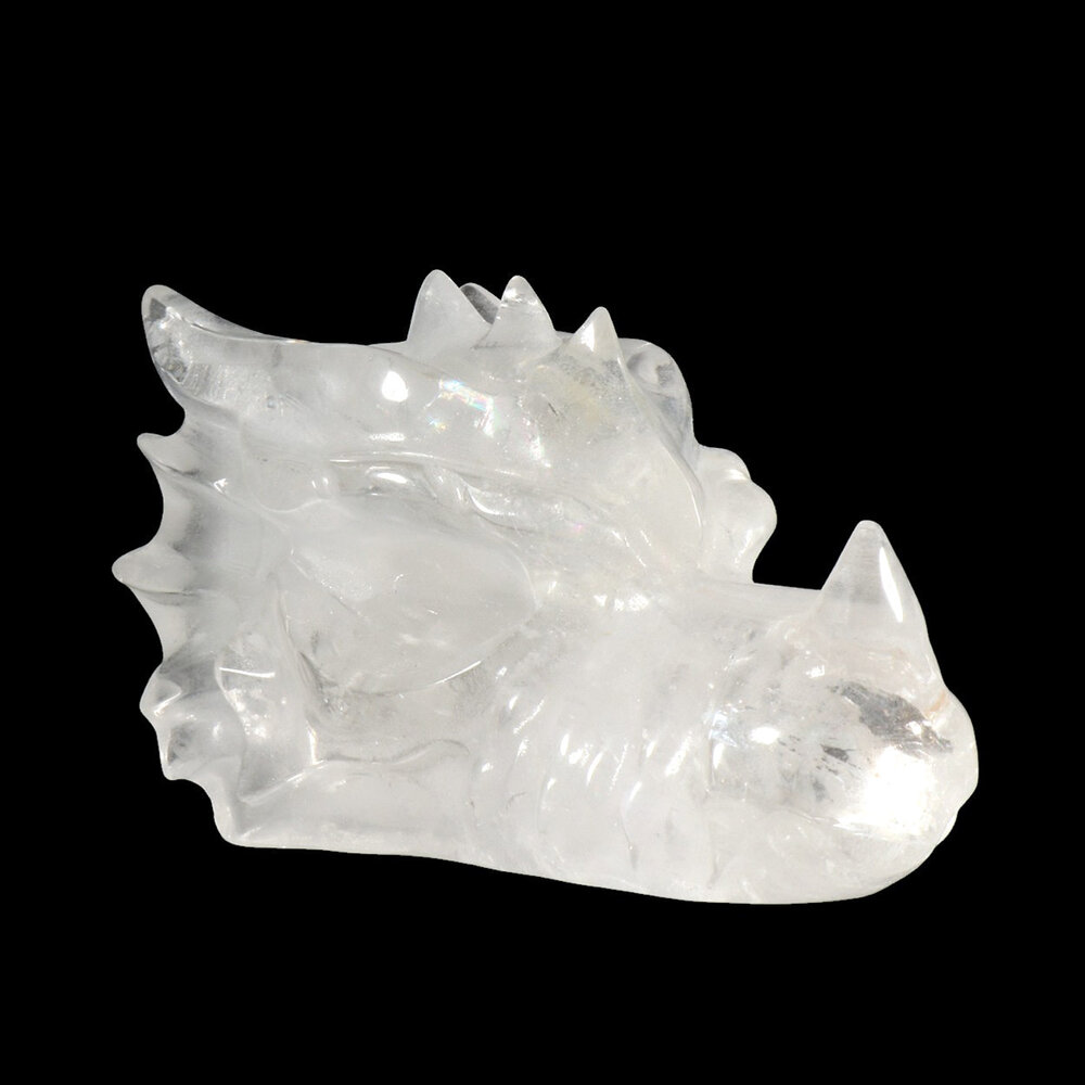 Bergkristal draken schedel 11,5 x 6 x 6,5 cm | 491 gram Bergkristal draken schedel 11,5 x 6 x 6,5 cm | 491 gram