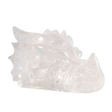 Bergkristal draken schedel 12 x 6 x 6,5 cm | 513 gram