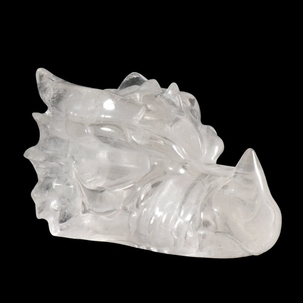 Bergkristal draken schedel 12 x 6 x 6,5 cm | 513 gram Bergkristal draken schedel 12 x 6 x 6,5 cm | 513 gram