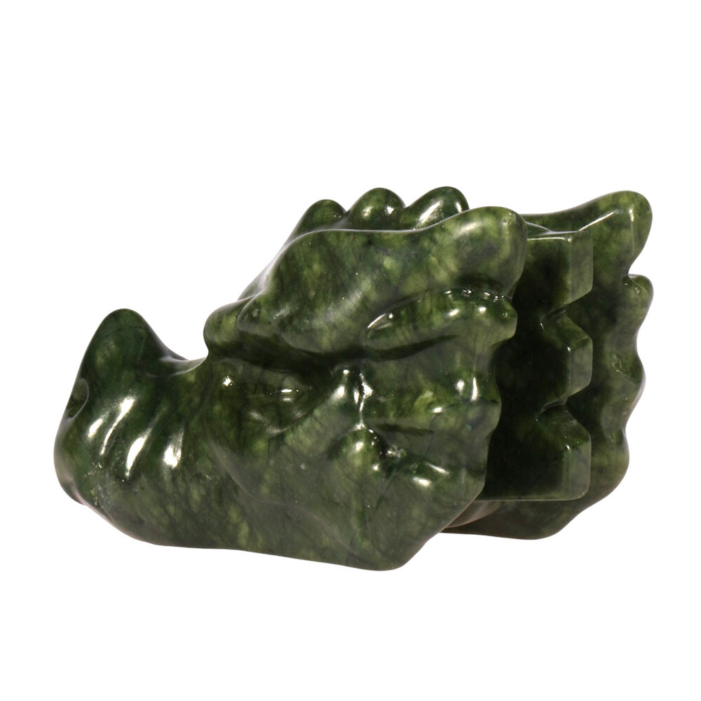 Jade draken schedel 10,5 x 5 x 5,8 cm | 301 gram Jade draken schedel 10,5 x 5 x 5,8 cm | 301 gram