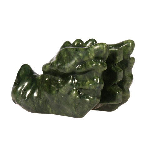 Jade draken schedel 10,5 x 5 x 5,8 cm | 301 gram Jade draken schedel 10,5 x 5 x 5,8 cm | 301 gram