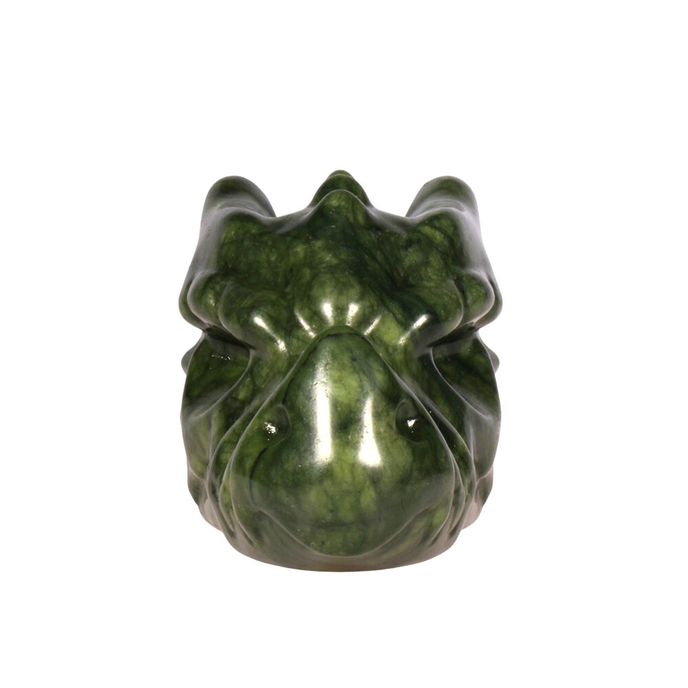 Jade draken schedel 10,2 x 5 x 5,7 cm | 305 gram Jade draken schedel 10,2 x 5 x 5,7 cm | 305 gram