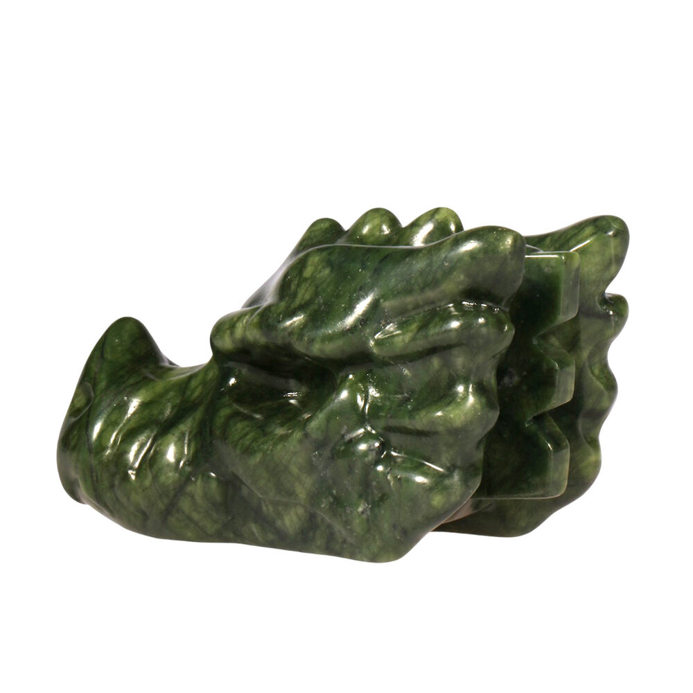 Jade draken schedel 10,2 x 5 x 5,7 cm | 305 gram Jade draken schedel 10,2 x 5 x 5,7 cm | 305 gram