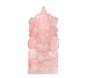 Rozenkwarts Ganesh 15 x 7 x 6,5 cm | 1051 gram Rozenkwarts Ganesh 15 x 7 x 6,5 cm | 1051 gram