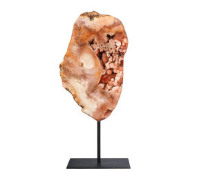 Amethist (roze) op standaard 27 x 15,5 x 2,5 cm | 2020 gram Amethist (roze) op standaard 27 x 15,5 x 2,5 cm | 2020 gram