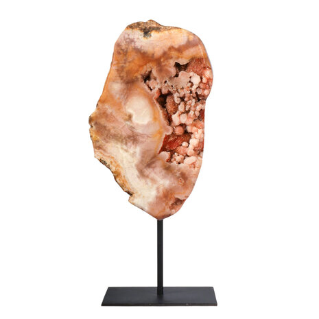 Amethist (roze) op standaard 27 x 15,5 x 2,5 cm | 2020 gram Amethist (roze) op standaard 27 x 15,5 x 2,5 cm | 2020 gram