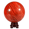 Jaspis (rood) bol op standaard 148 mm | 5020 gram Jaspis (rood) bol op standaard 148 mm | 5020 gram