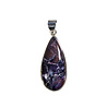 Zilveren hanger Tiffany stone | druppel 3,1 x 1,4 cm