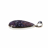 Zilveren hanger Tiffany stone | druppel 3,1 x 1,4 cm