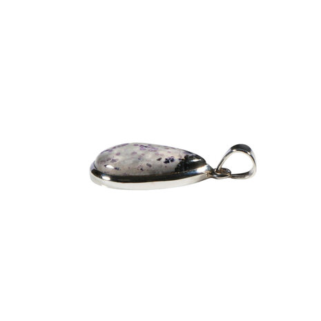 Zilveren hanger Tiffany stone | druppel 2,1 x 1,3 cm